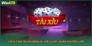 Cách Chơi Tài Xỉu Win678 - Hiểu Luật, Nhận Thưởng Lớn