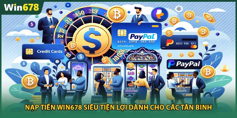 Nạp tiền Win678 siêu tiện lợi dành cho các tân binh
